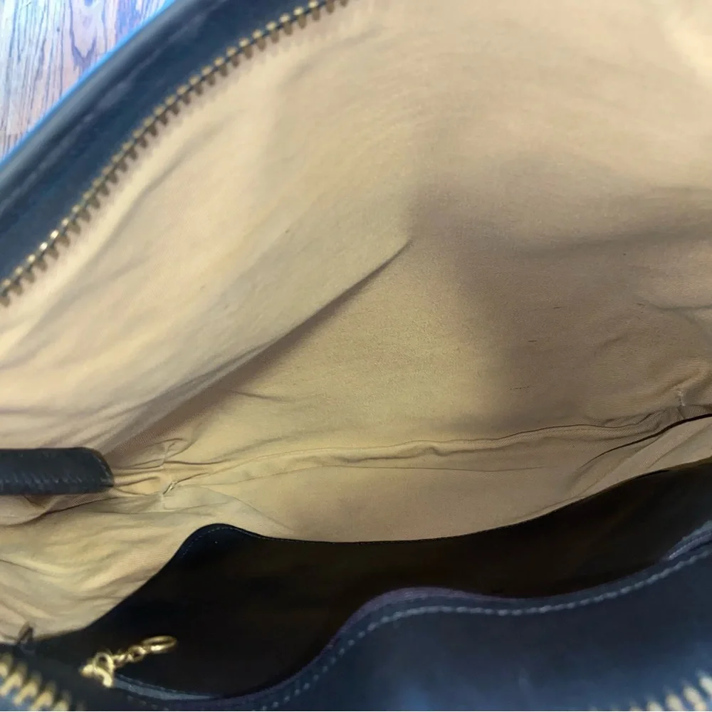 Coach Black Leather Shoulder Bag Style # A10-9213 - Picture 4 of 13